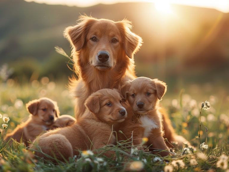 Contrôler naturellement les montées de lait chez la chienne : conseils pratiques