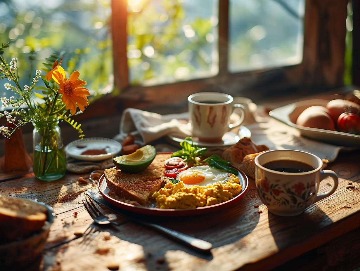 petit-déjeuner hôtel