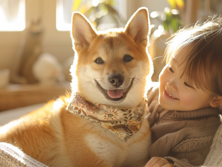 Shiba Inu : Un compagnon de famille fidèle et affectueux