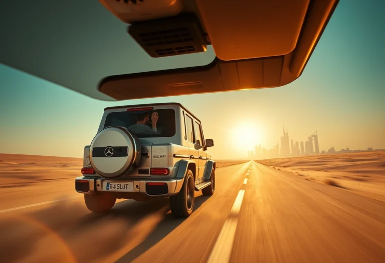 Confiance et force avec la location G63 Dubai