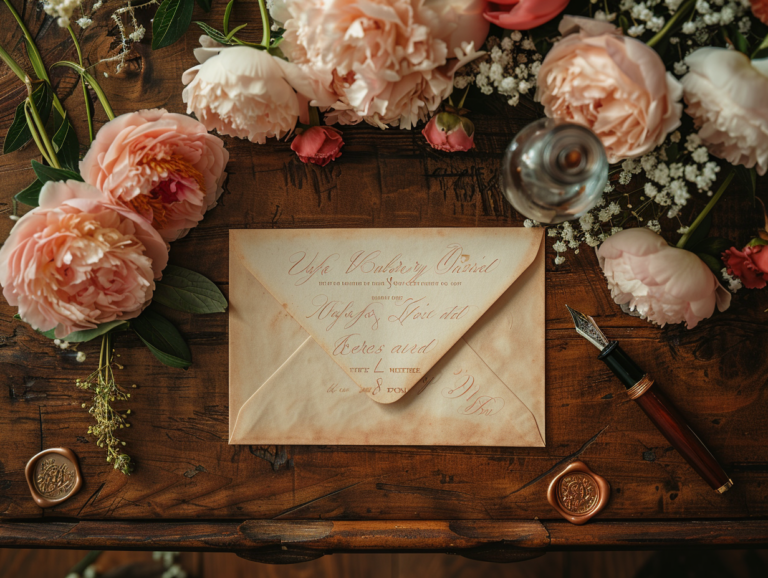 Personnaliser et étiqueter une enveloppe de mariage : Guide créatif pour une invitation mémorable