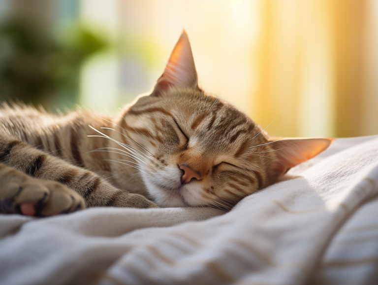 Comprendre les raisons des bruits de votre chat pendant son sommeil