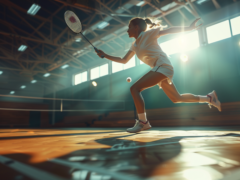 Comparaison de l’intensité physique entre le badminton et le tennis