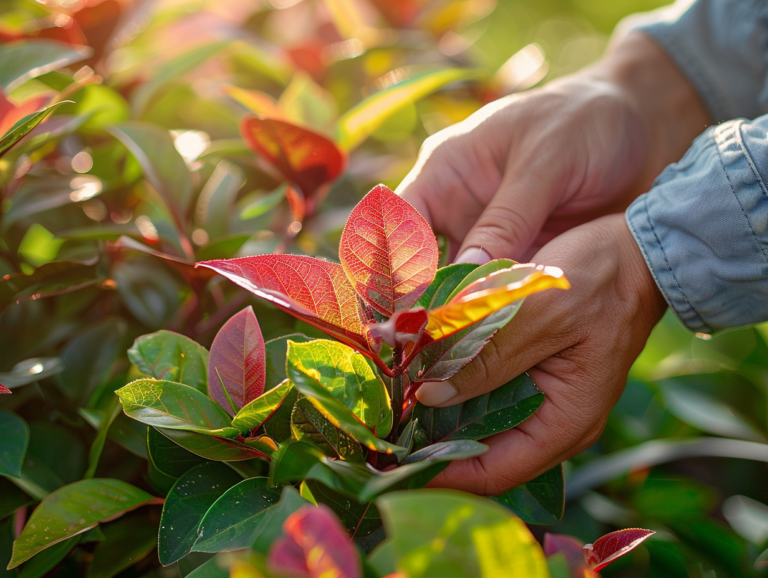 Conseils pour préserver la beauté du Photinia : entretien et prévention contre la chute des feuilles