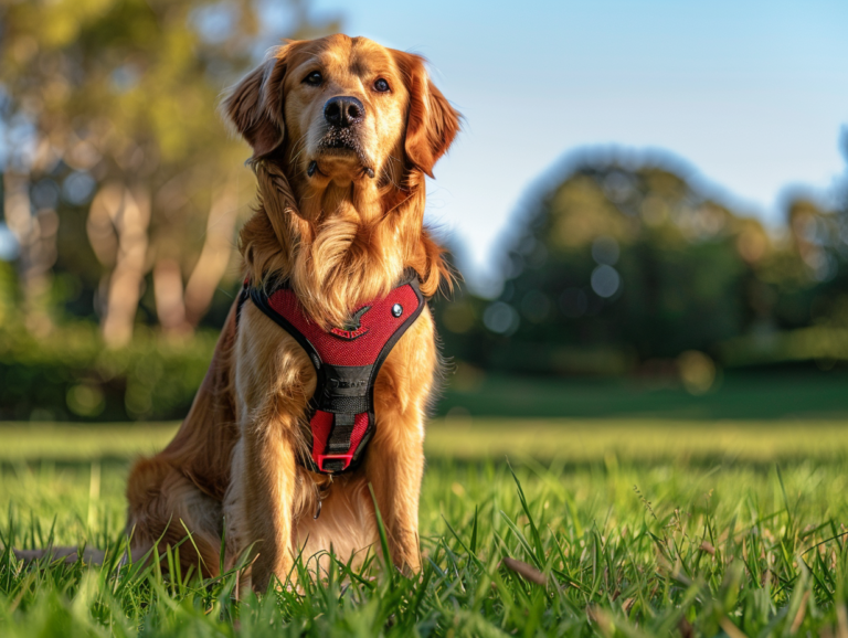 Choisir le meilleur harnais pour votre Golden Retriever adulte : Guide et conseils