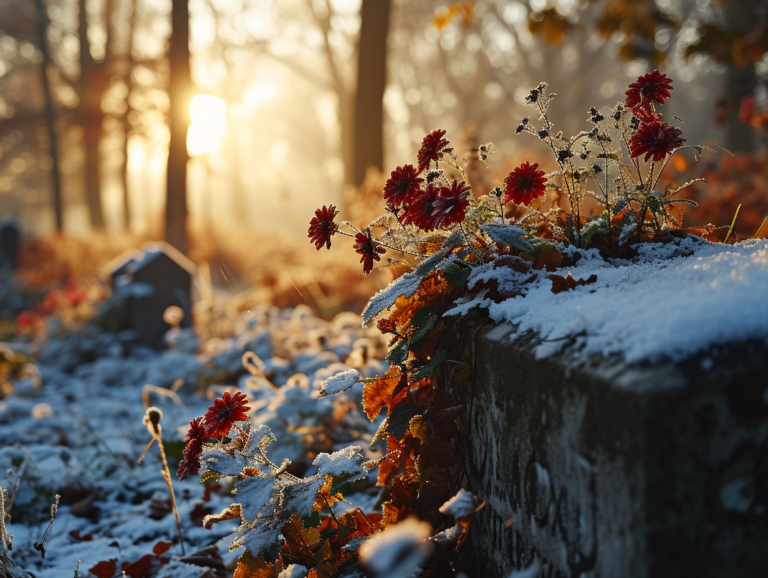 7 fleurs résistantes pour embellir une sépulture en hiver