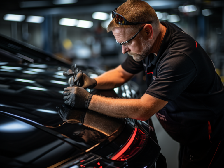 Techniques efficaces pour réparer les rayures sur un pare-choc de voiture en plastique noir