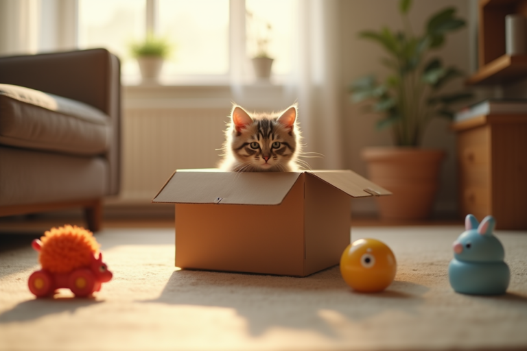 Pourquoi les chats adorent-ils les boîtes en carton ?