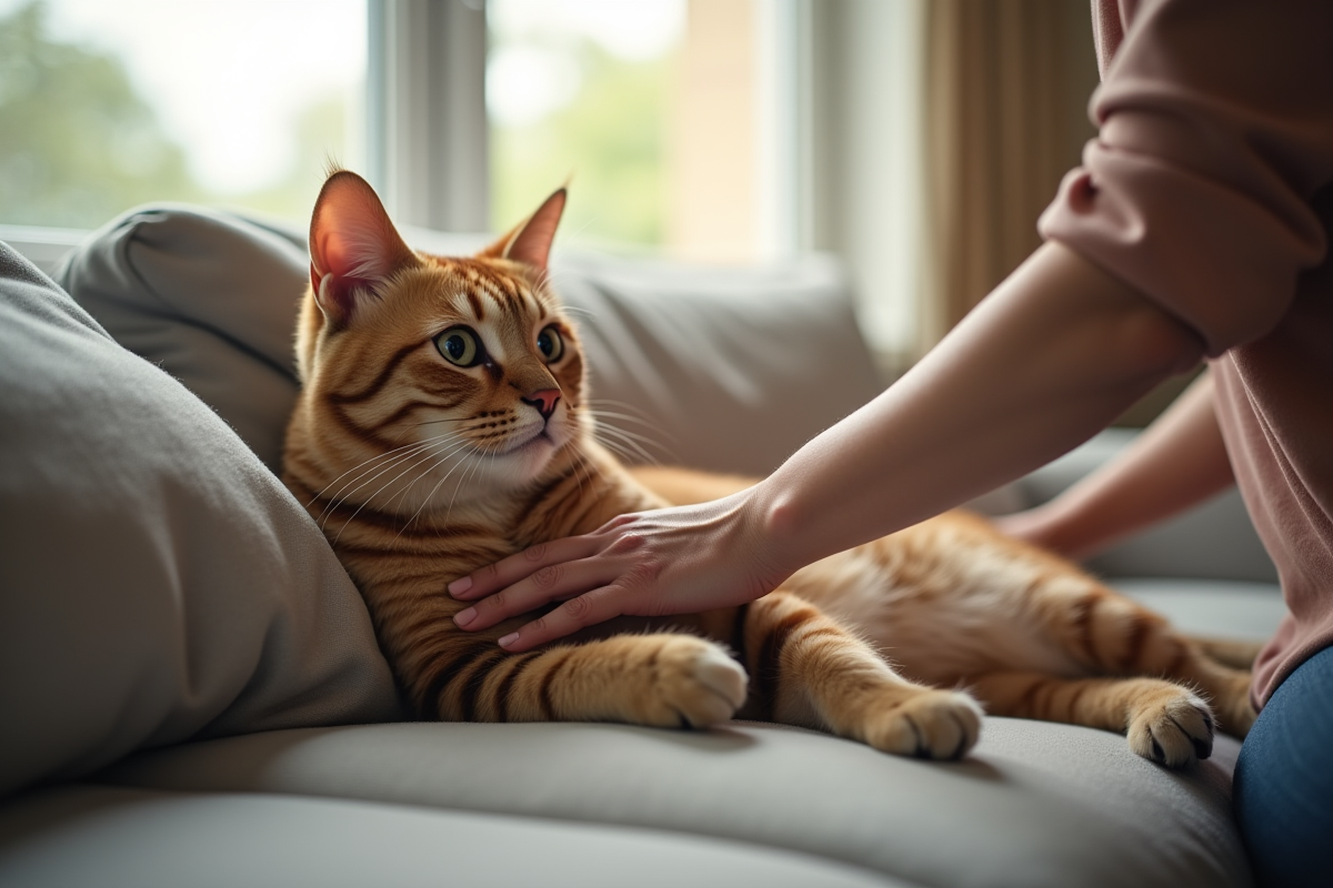 chat stressé