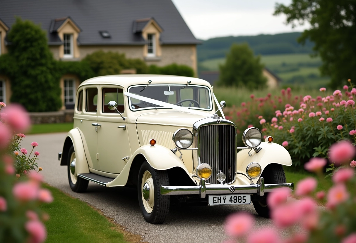 Mariage champêtre en Bretagne : quelle voiture ancienne choisir ?